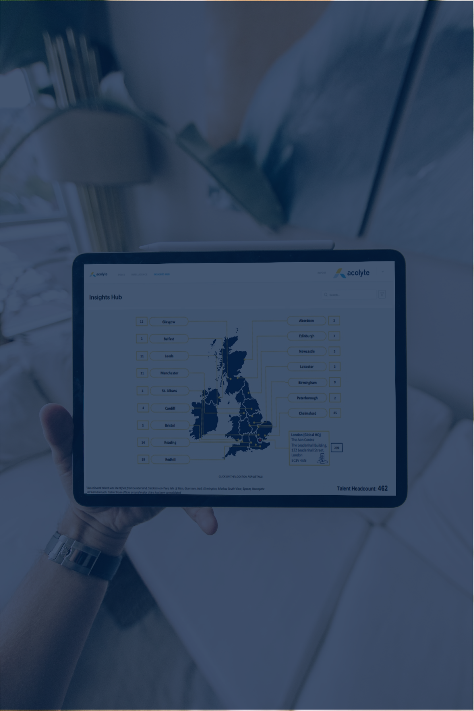 bloue overlay talent mapping